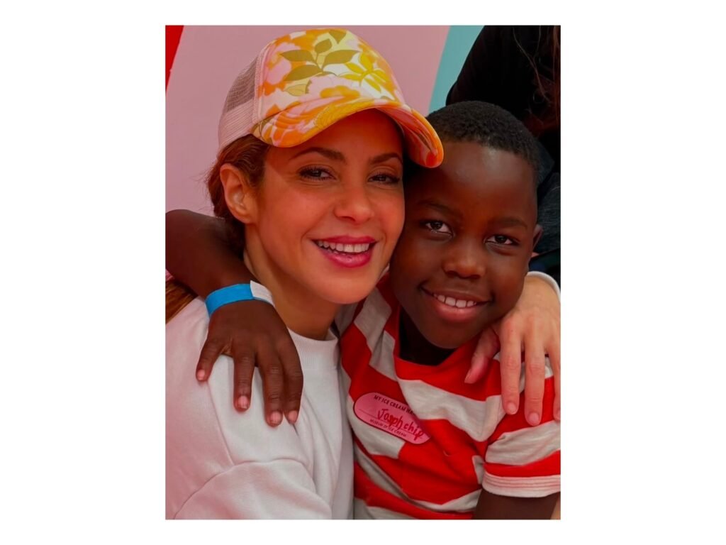 Katongole Joseph with Shakira