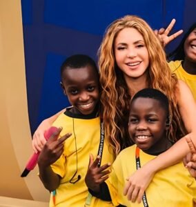 Katongole Joseph with Shakira